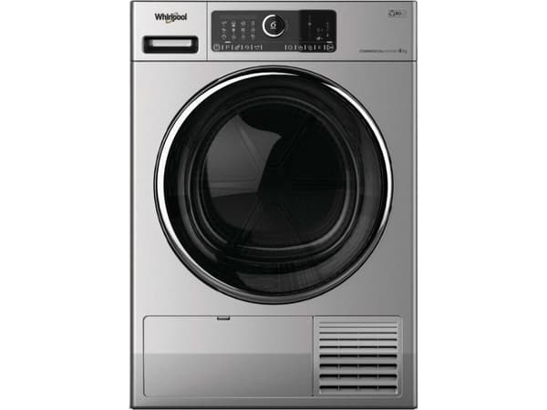 Whirlpool AWZ 8HPS/PRO, Fristående, Frontmatad, Värmepump, Silver, Rotations-, Röra, Höger
