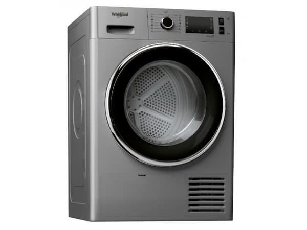Whirlpool AWZ 8HPS/PRO, Fristående, Frontmatad, Värmepump, Silver, Rotations-, Röra, Höger