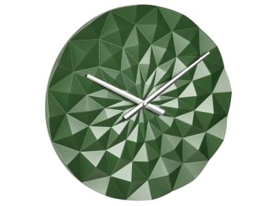 TFA-Dostmann DIAMOND, Vägg, Quarts-klocka, Rund, Grön, Metallisk, Plast, AA