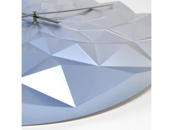 TFA-Dostmann DIAMOND, Vegg, Kvartsklokke, Rund, Blå, Plast, AA