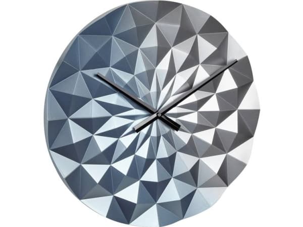 TFA-Dostmann DIAMOND, Vegg, Kvartsklokke, Rund, Blå, Plast, AA