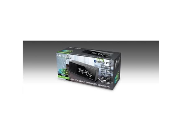 Muse M-172 DBT, Digital vekkerklokke, Sort, Alle kjønn, LCD, Batteri, AAA