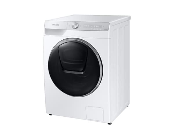 Samsung WD90T984ASH, Frontmatet, Frittstående, Hvit, Venstre, 6 kg, 1400 RPM