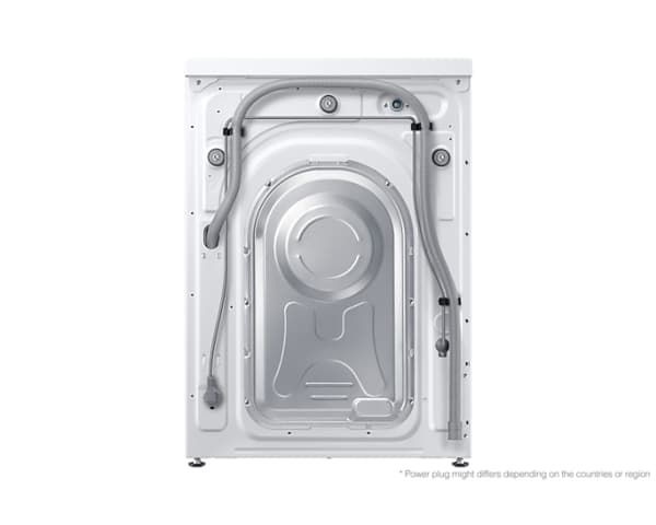 Samsung WD90T984ASH, Frontmatet, Frittstående, Hvit, Venstre, 6 kg, 1400 RPM