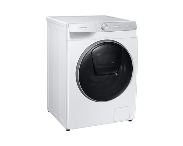 Samsung WD90T984ASH, Frontmatet, Frittstående, Hvit, Venstre, 6 kg, 1400 RPM