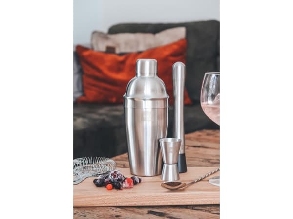 Cocktail Shaker Vacuvin - 0,55 cl - Ø8 x 21 cm -  Rostfri - Metal