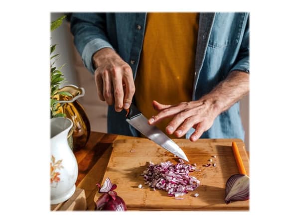 Fiskars 1057535, Keittiömestarin veitsi, 16,9 cm, Ruostumaton teräs, 1 kpl