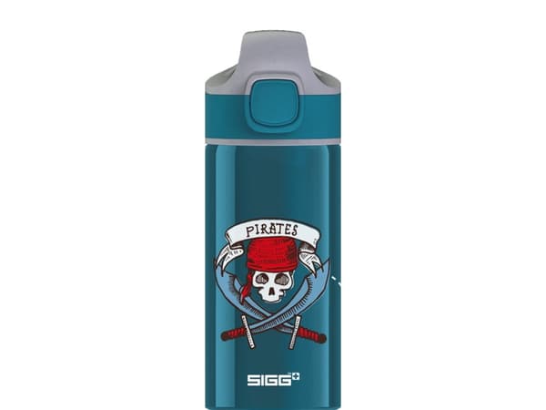 SIGG Miracle Pirates, 400 ml, Daglig användning, Grön, Gjuten aluminium, Pojke, Mönstrad