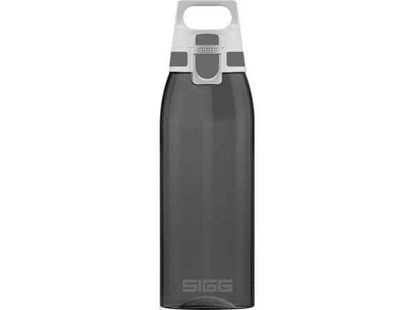 SIGG Total Color Anthracite, 1000 ml, Daglig bruk, Fitness, Idretter, Antrasitt, Tritan, Voksen, Monokromatisk