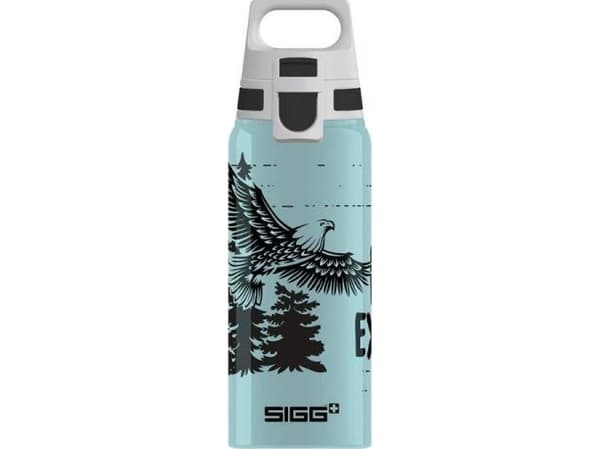 SIGG WMB ONE Brave Eagle, 600 ml, Daglig bruk, Blå, Hvit, Aluminium, Barn, Bilde