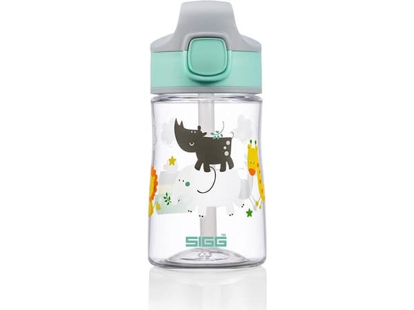 SIGG Miracle Jungle Friend, 350 ml, Päivittäinen käyttö, Vihreä, Harmaa, Läpinäkyvä, Tritan, Poika/tyttö, Kuvio