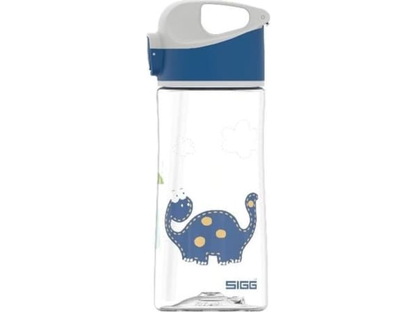 SIGG Miracle Dinosaur Friend, 450 ml, Daglig användning, Blå, Transparent, Vit, Tritan, Barn, Bild
