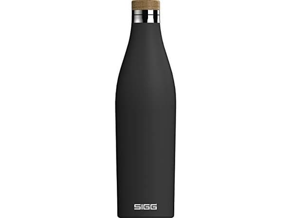 SIGG Meridian Black, 700 ml, Daglig bruk, Sort, Bamboo, Rustfritt stål, Monokromatisk, China