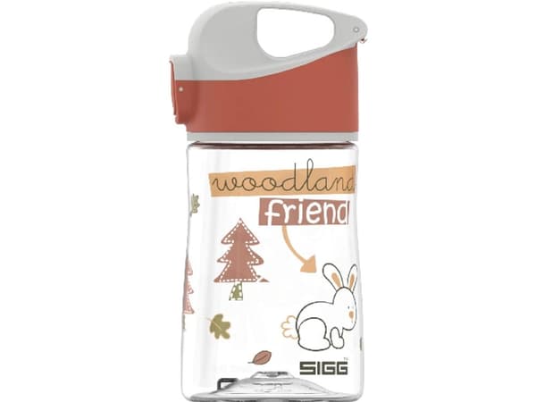 SIGG Miracle Woodland Friend, 350 ml, Päivittäinen käyttö, Harmaa, Punainen, Läpinäkyvä, Tritan, Poika/tyttö, Kuvio