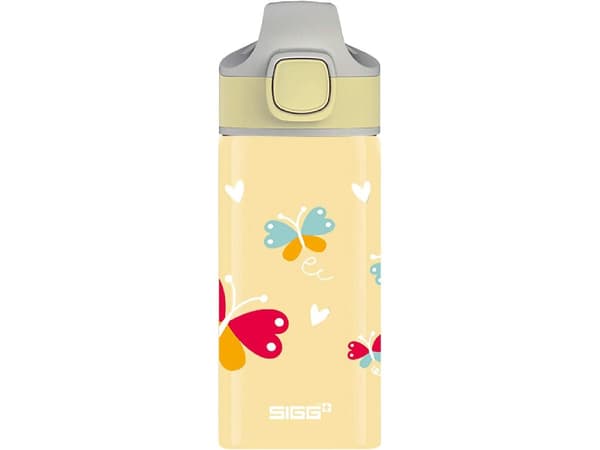 SIGG Miracle Butterfly, 400 ml, Daglig användning, Beige, Gjuten aluminium, Pojke/flicka, Mönstrad