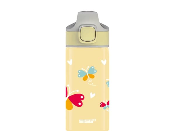 SIGG Miracle Butterfly, 400 ml, Daglig användning, Beige, Gjuten aluminium, Pojke/flicka, Mönstrad