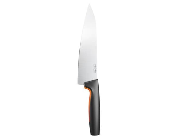 Fiskars 1057558, Veitsisetti, Ruostumaton teräs, Ruostumaton teräs, Musta, Ergonominen, Pehmeä kahva, Suomi