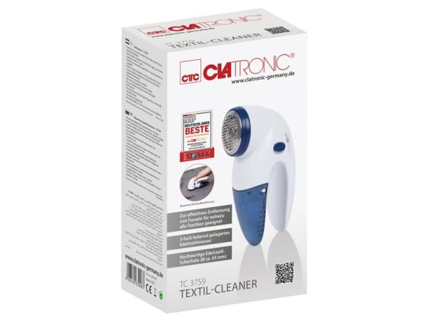 Clatronic TC 3759, 59 mm, 79 mm, 155 mm, 100 g, Sininen, Valkoinen, Ruostumaton teräs