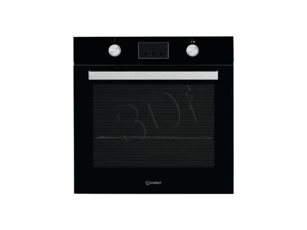 Indesit IFW 65Y0 J BL, Keskikokoinen, Sähköuuni, 66 L, 66 L, 1500 W, Kiinteä