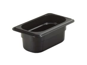 Kantti Cambro 1/9GN 0.57L 17.6x10.8x6.5cm Polykarbonaatti Musta,1 kpl