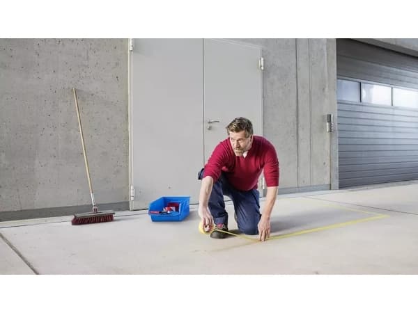 TESA Professional 60760, støpebånd, rød, hvit, 33 m, innendørs, PVC, CE