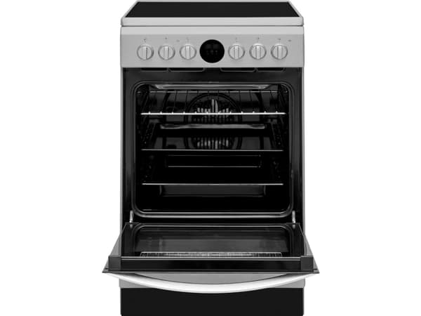 Indesit IS5V8CHX/E, Fritstående komfur, Rustfrit stål, Dreje, Rustfrit stål, Keramisk, 4 vyöhykettä(t)
