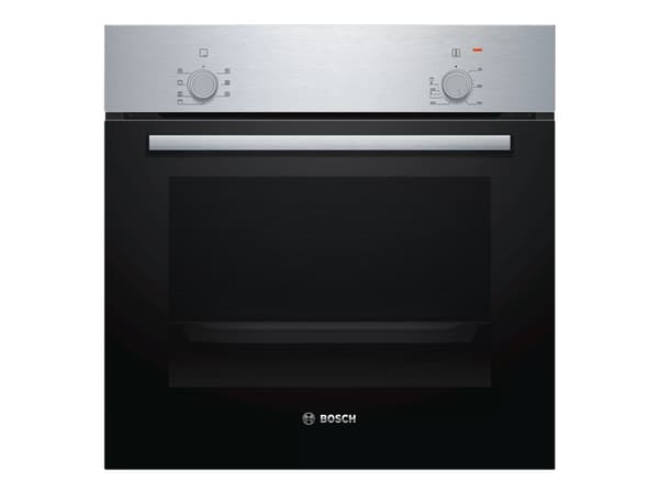 Bosch Serie | 2 HBF010BR1S - Ovn - innebygd - fordypning - bredde: 56 cm - dybde: 55 cm - høyde: 57.5 cm - Klasse A - rustfritt stål