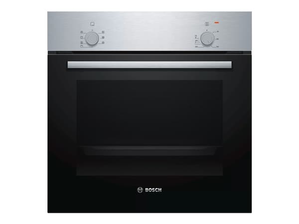 Bosch Serie | 2 HBF010BR1S - Ovn - innebygd - fordypning - bredde: 56 cm - dybde: 55 cm - høyde: 57.5 cm - Klasse A - rustfritt stål
