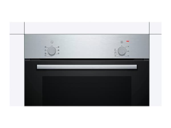 Bosch Serie | 2 HBF010BR1S - Ovn - innebygd - fordypning - bredde: 56 cm - dybde: 55 cm - høyde: 57.5 cm - Klasse A - rustfritt stål