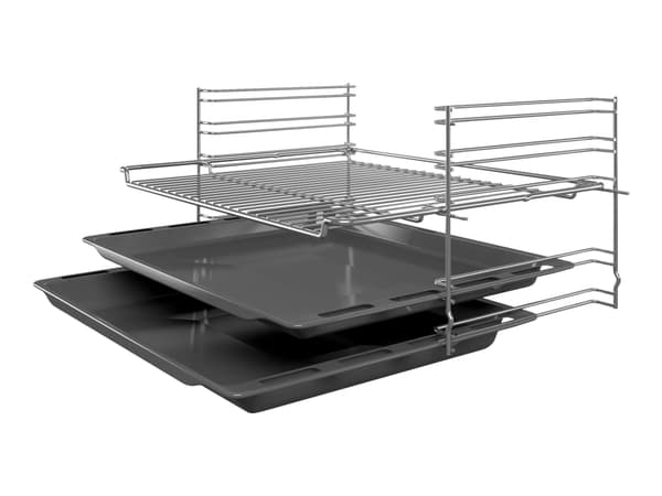 Bosch Serie 2 HBF010BR1S, Keskikokoinen, Sähköuuni, 66 L, 3300 W, 270 °C, 5 hyllyä Ruostumaton teräs