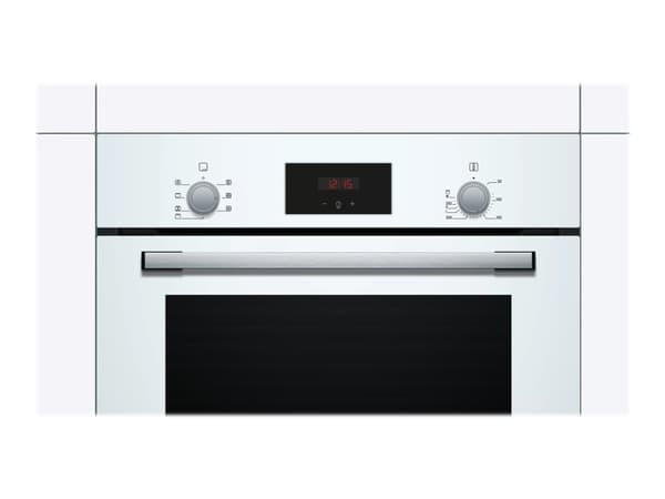 Bosch Serie | 2 HBF113BV1S - Ovn - innebygd - fordypning - bredde: 56 cm - dybde: 55 cm - høyde: 57.5 cm - Klasse A - hvit