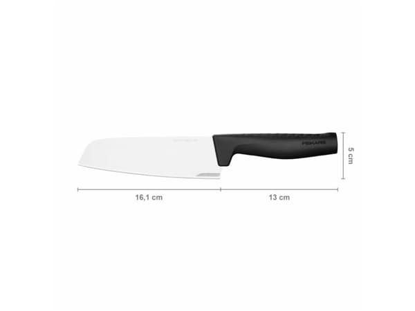 Fiskars 1051761, Santoku-veitsi, 16,1 cm, Ruostumaton teräs, 1 kpl