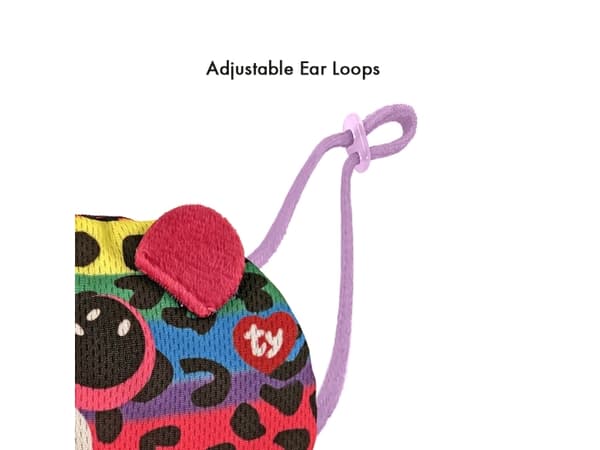 TY TY DOTTY maske - flerfarget leopard 95702