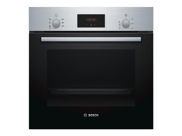 Bosch Serie | 2 HBF133BR0 - Ugn - inbyggd - fördjupning - bredd: 56 cm - djup: 55 cm - höjd: 57.5 cm - med självrengöring - Klass A - rostfritt stål