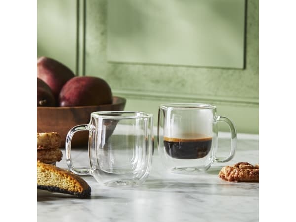 ZWILLING 39500-110, Transparent, Borosilikatglas, Rund, 2 styck, Klar, 80 ml