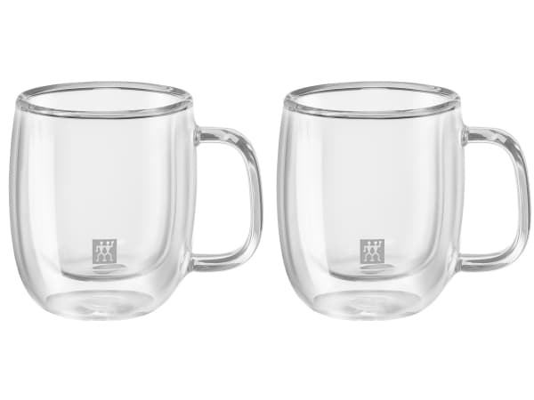 ZWILLING 39500-110, Transparent, Borosilikatglas, Rund, 2 styck, Klar, 80 ml