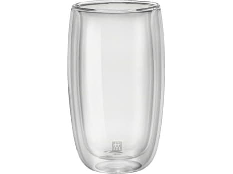 ZWILLING 39500-078, Transparent, Borosilikatglas, Rund, 2 styck, Klar, 350 ml