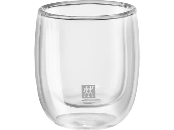 ZWILLING 39500-075, Transparent, Borosilikatglas, Rund, 2 styck, Klar, 80 ml