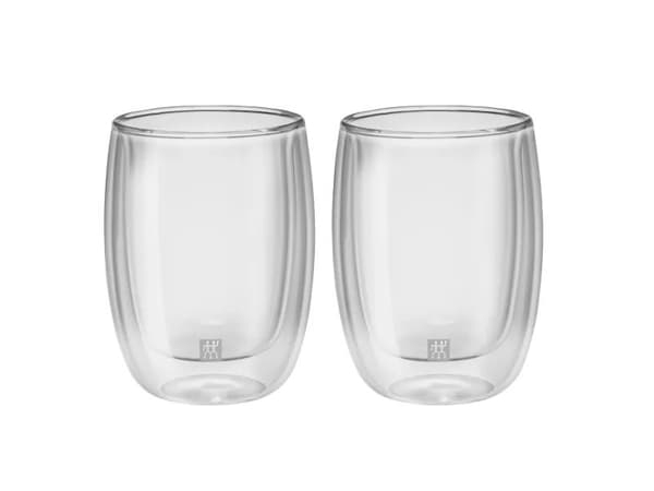 ZWILLING 39500-076, Transparent, Borosilikatglas, Rund, 2 styck, Klar, 200 ml