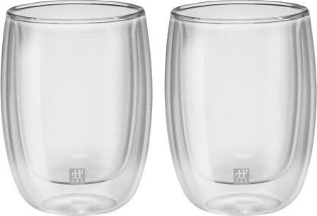 ZWILLING 39500-076, Transparent, Borosilikatglas, Rund, 2 styck, Klar, 200 ml