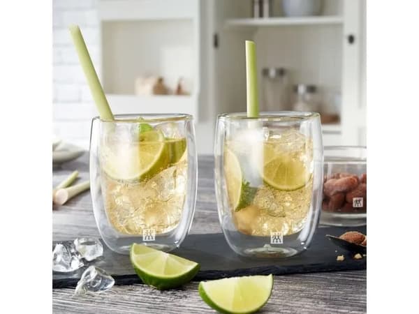 ZWILLING 39500-076, Transparent, Borosilikatglas, Rund, 2 styck, Klar, 200 ml