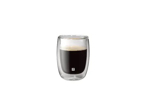 ZWILLING 39500-076, Transparent, Borosilikatglas, Rund, 2 styck, Klar, 200 ml