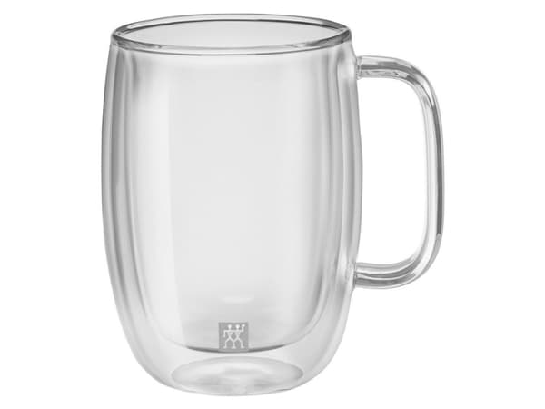 ZWILLING 39500-114, Gjennomsiktig, Borosilikatglass, Rund, 2 stykker, Klar, 450 ml