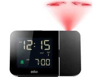 Braun 67160, Digital väckarklocka, Rektangel, Svart, 24 timmar, Tid, AC