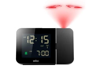 Braun 67160, Digital väckarklocka, Rektangel, Svart, 24 timmar, Tid, AC