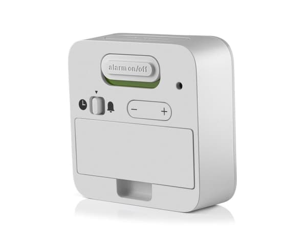 Braun BC08, Digital väckarklocka, Torg, Vit, 12/24h, LCD, Batteri