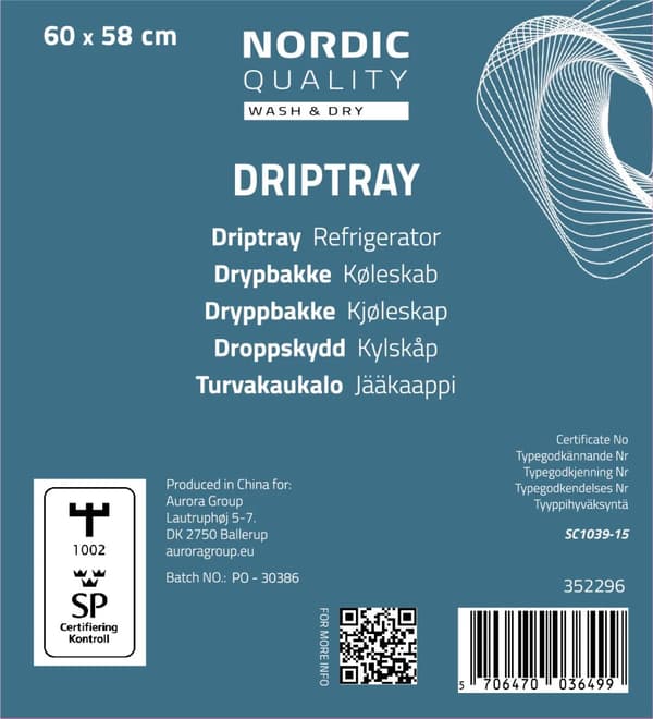 Nordic Q Läckageskydd  - 60 x 58 cm.
