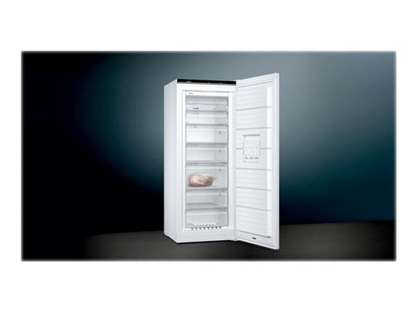 Siemens iQ500 GS54NUWDV - Frys - upprätt - bredd: 70 cm - djup: 78 cm - höjd: 176 cm - 328 liter - Klass D - vit