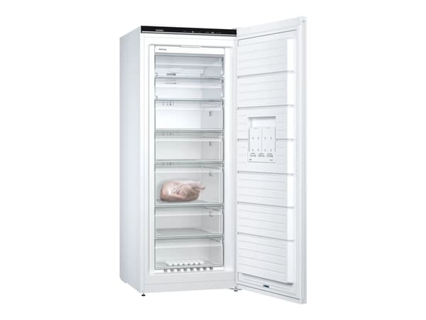 Siemens iQ500 GS54NUWDV - Frys - upprätt - bredd: 70 cm - djup: 78 cm - höjd: 176 cm - 328 liter - Klass D - vit