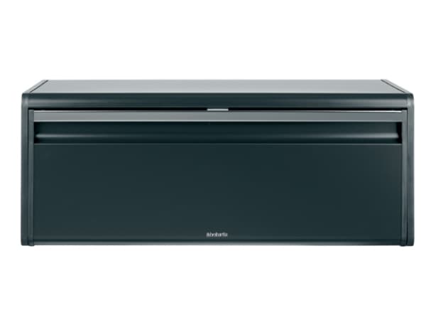 Brabantia Matte Black Fall Front Bread Bin, Rektangulär, Svart, 463 mm, 249 mm, 186 mm, 1 styck